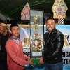 Wabub saat menghadiri wayang golek di di Bale Desa Sukarasa Kecamatan Darma, Minggu (18/08/2019) malam.